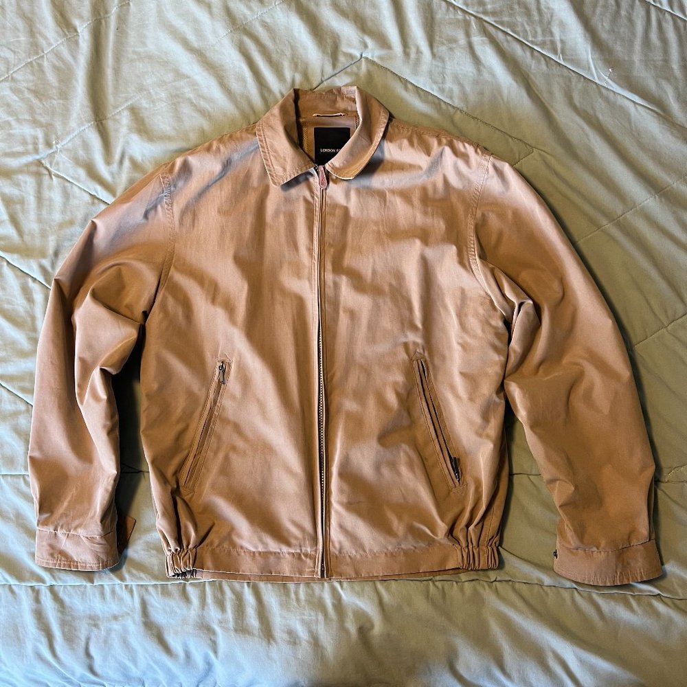 💥 LONDON FOG AUBURN FULL-ZIP JACKET LIGHT BROWN 💥